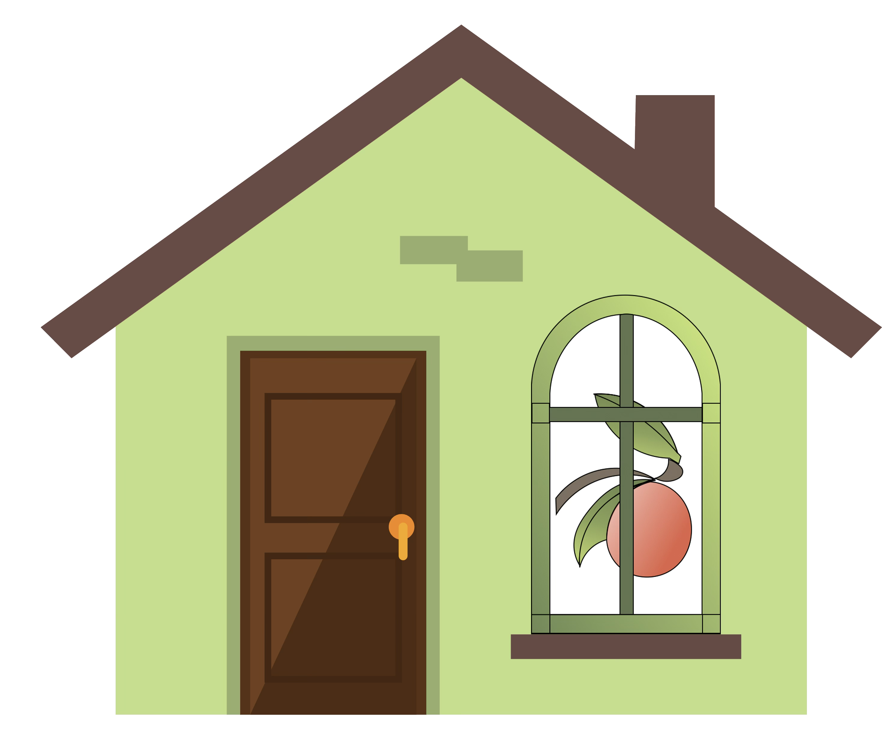 Housing team logo A graphic of a home with the St. Jude's logo